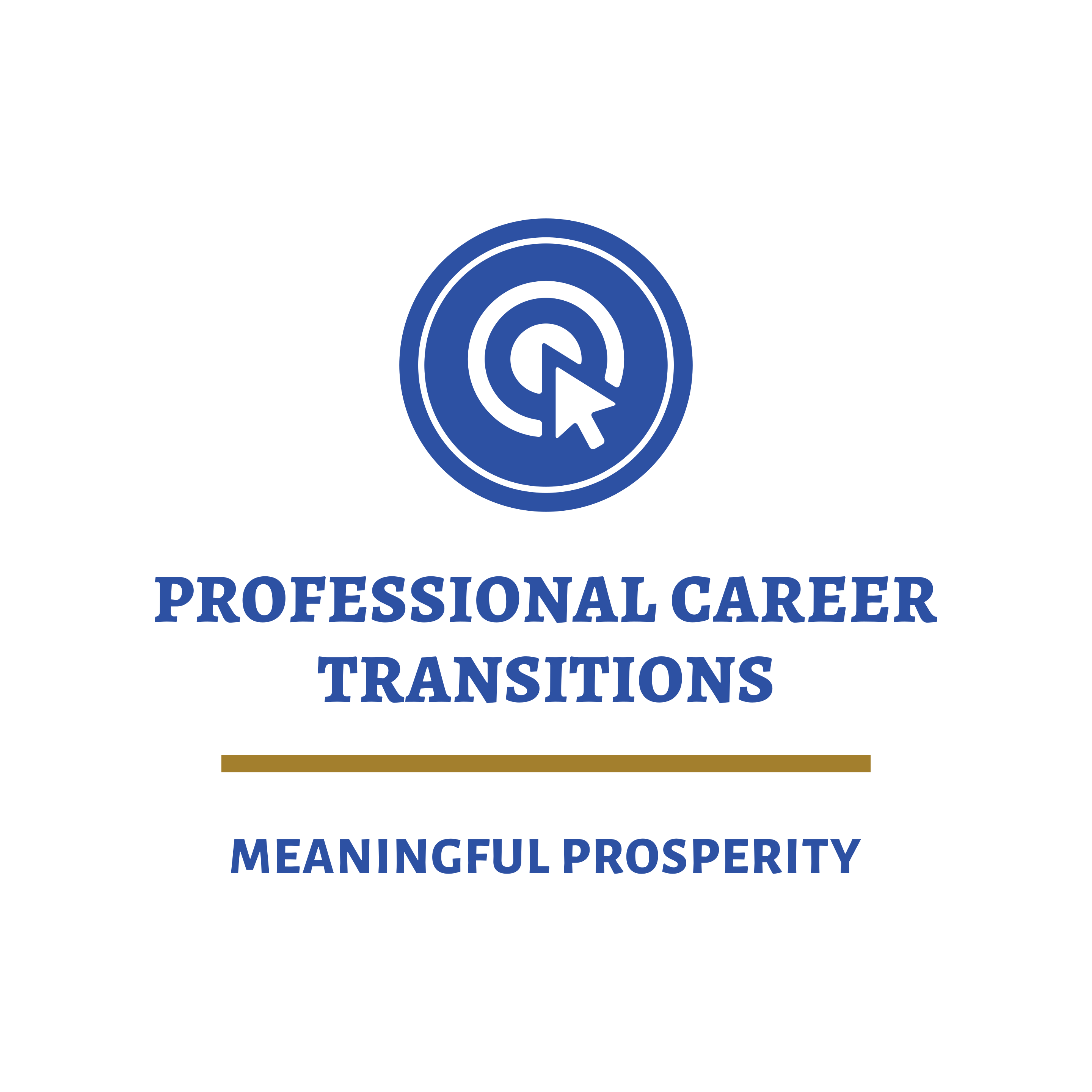 Professional Career Transitions - Meaningful Prosperity Logo